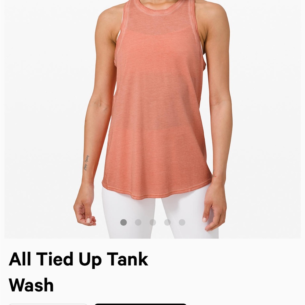 Lululemon all tied up tank *wash SIZE 2